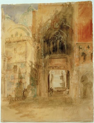 De Porta della Carta, Dogepaleis door Joseph Mallord William Turner